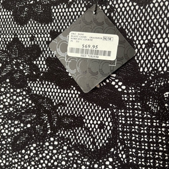 🎉4/30$🎉 Colori NWT Black & White Bodycon Dress - Size M - Picture 3 of 5